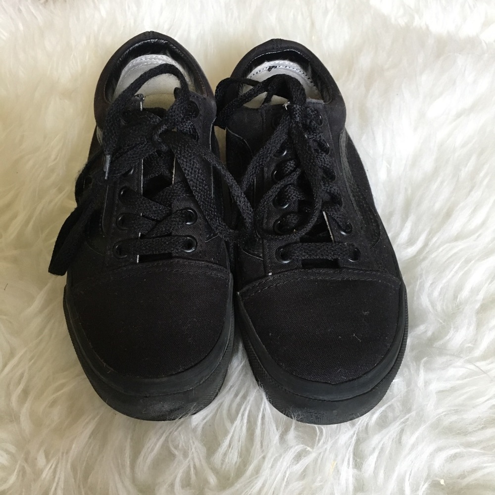 Kids Black Vans
